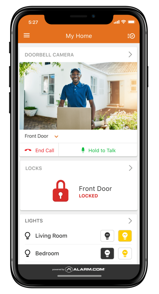 Home security at a San Antonio home that requires an alarm permit