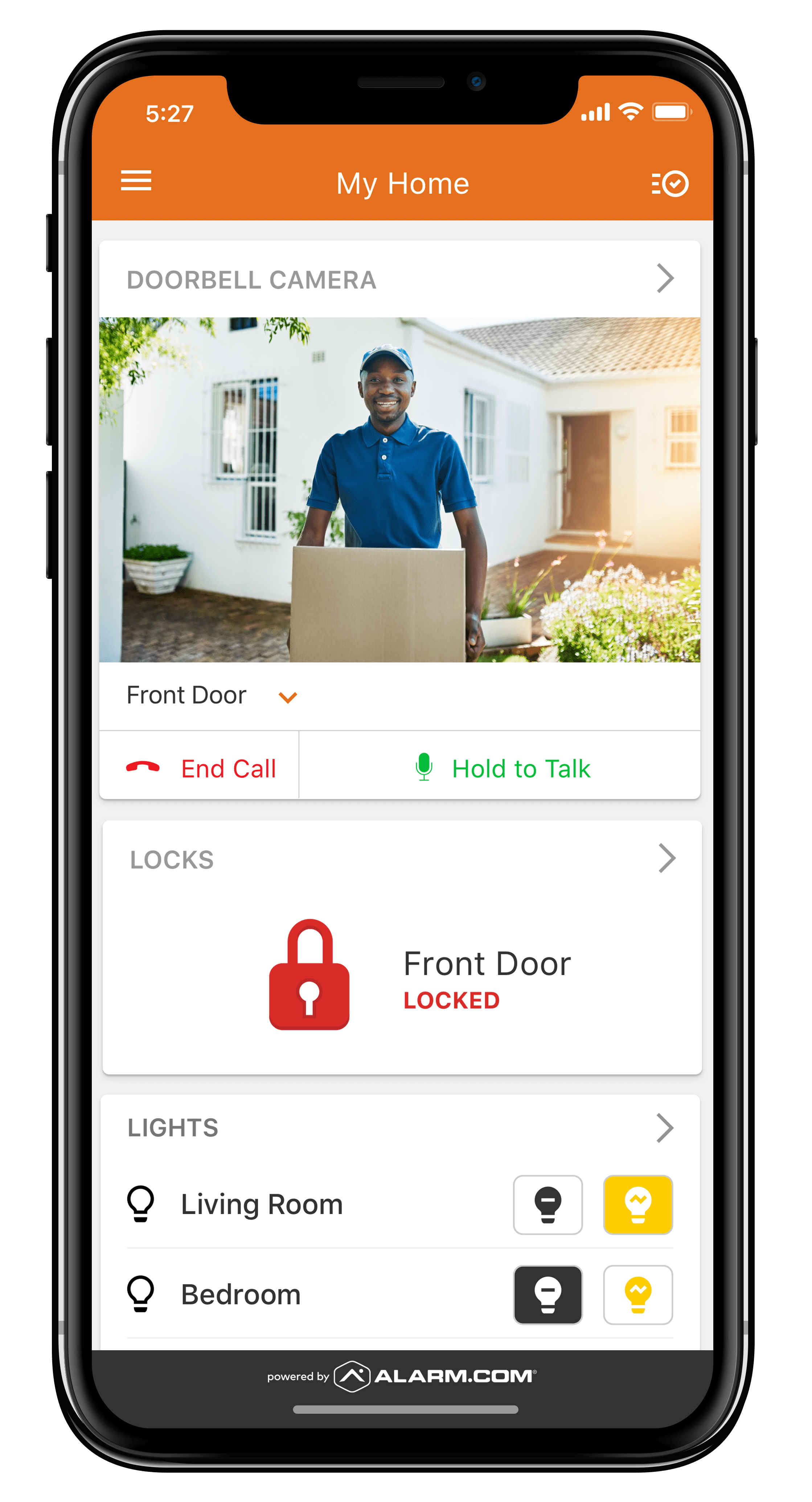 Home security at an Austin home that requires an alarm permit