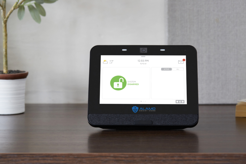 Professional alarm monitoring for a home security system