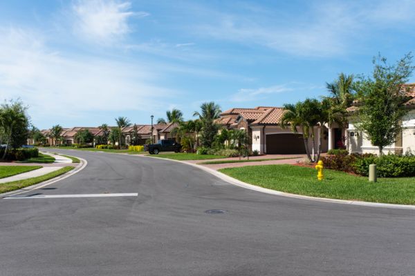 A home protected by a monitored security system